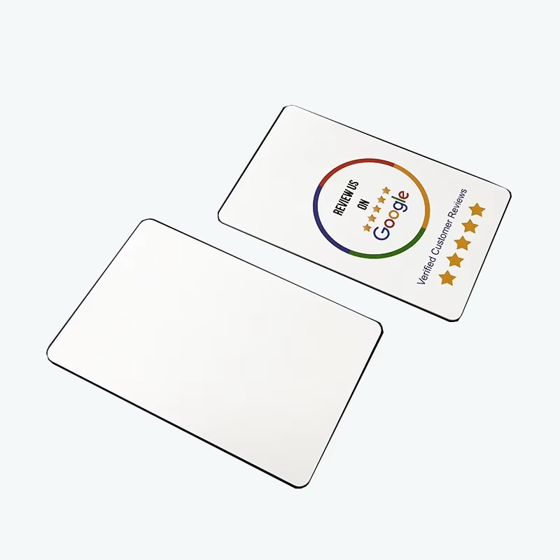 Customized NFC review card, Google after-sales review card chip NTAG213 intelligent sensing business card