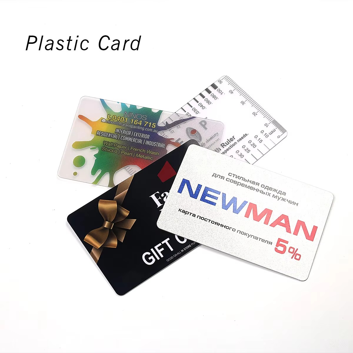 Factory in China specializing in plastic card printing customizes PVC cards for use as business cards, ID cards, scratch card